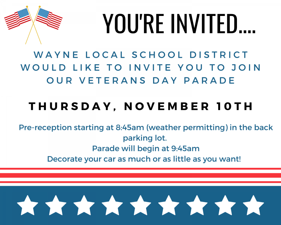 veterans day invitation